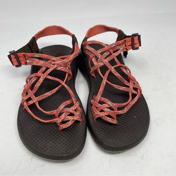ちゃこ　４本セット Chaco | Shoes | Chaco Brown Orange Womens Zx2 Cloud Dual